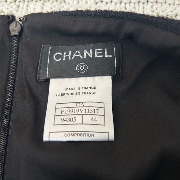 NWT Chanel Black Sequin Blazer Jacket Skirt Suit Set FR 42 US 10 02A MSRP $4340 - Picture 14 of 16